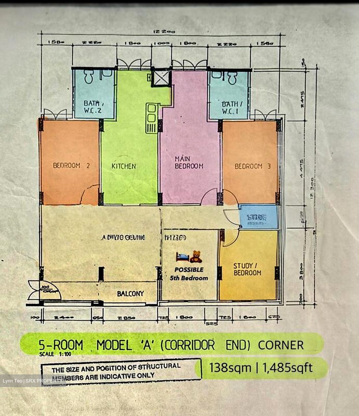 Blk 412 Sun Plaza View (Tampines), HDB 5 Rooms #501377951
